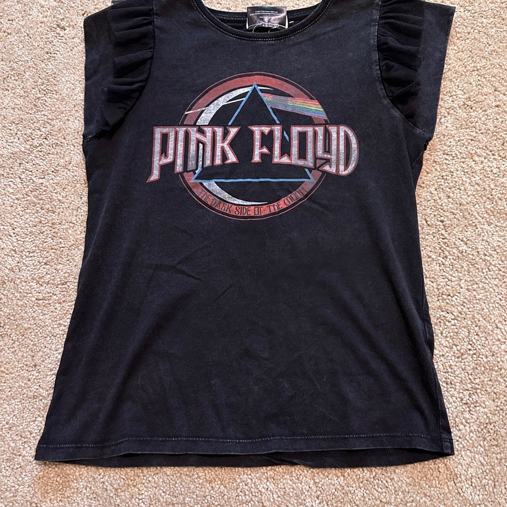 3/$20 ✨ Cotton on Kids Pink Floyd Black Graphic Tank